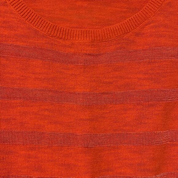 ⚡️ 3 for $20 ⚡️ Banana Republic 3/4 Sleeve Orange Sweater - Picture 4 of 7